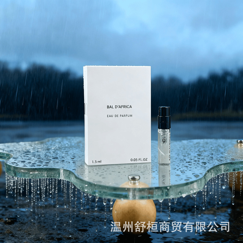 Journey to Africa Dark Night Pan Red Flower Night Rose Immortal Ebony Tulip 1.5ml Portable Sample Stall Explosion