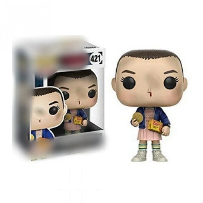 Фигурка POP "Stranger Things" — Стив 475, Дастин 593, Одиннадцать 421, короткие волосы, ручная коллекционная кукла