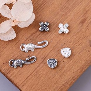 S925���y��������ӻ���С�~���� ����DIYdiy�Ʒ������繝�c