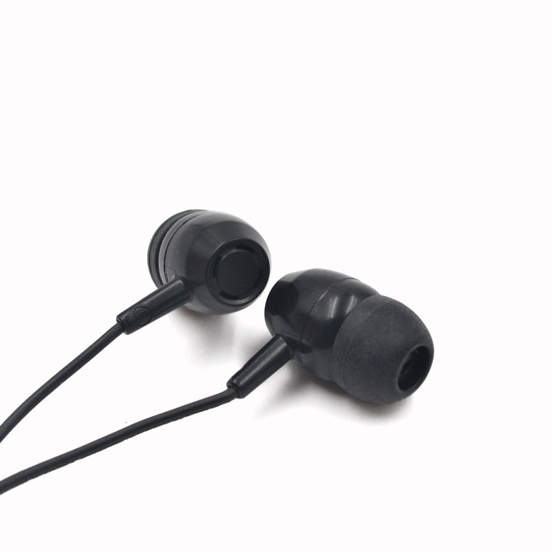 Wholesale cheap in-ear headphones MP3 headphones direct plug L-shaped aviation headphones disposable headphones