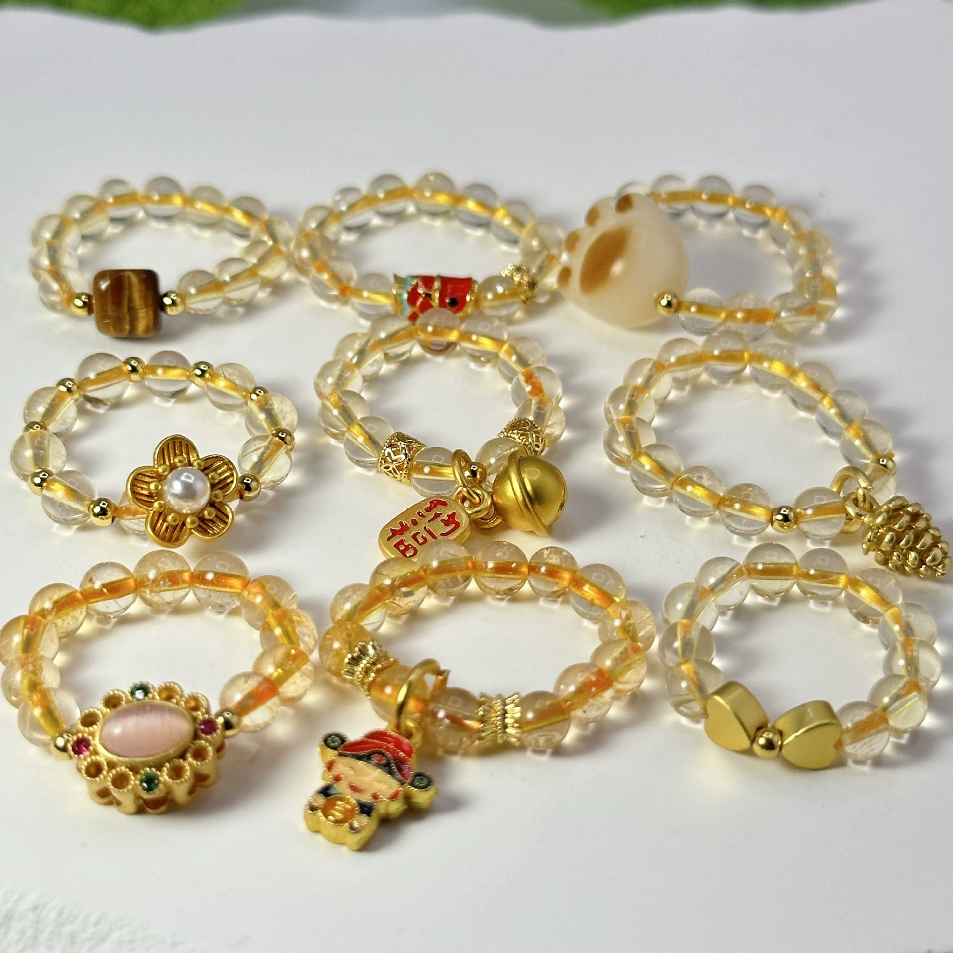 Новый китайский цитрин ручной работы