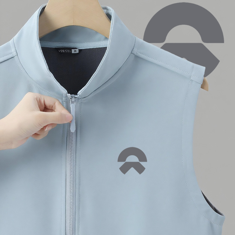 High-End Soft Shell Vest Workwear Custom 4S Shop Auto Repair Company Team Waterproof Workwear Vest with Logo Printing
