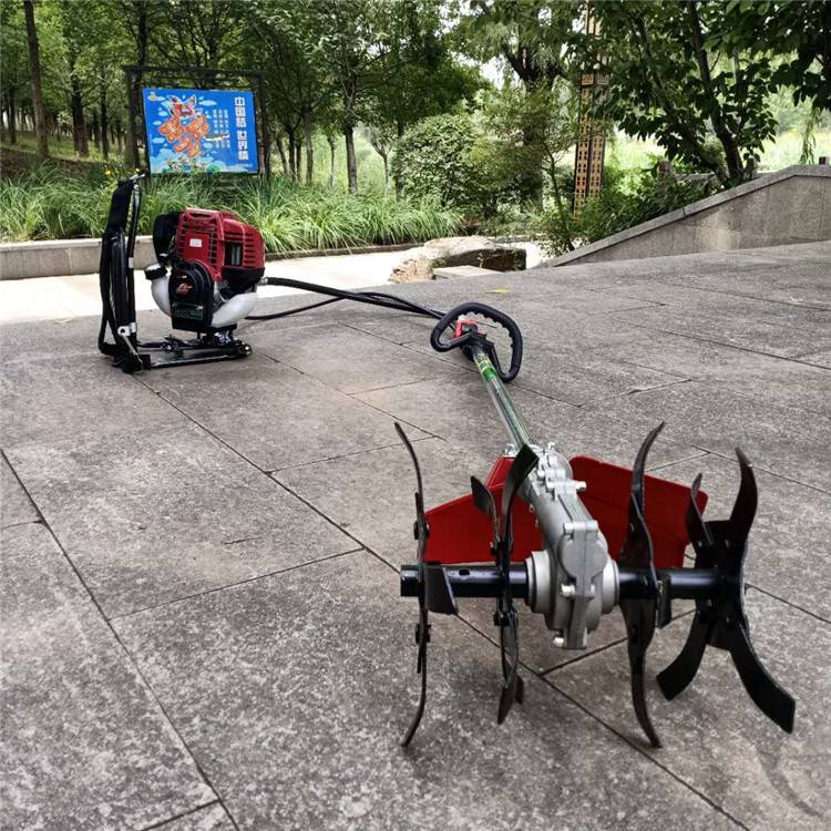 Máquina multifuncional de desherbación de huerto de gasolina agrícola de alta potencia fácil de arrancar para aflojar el suelo del jardín