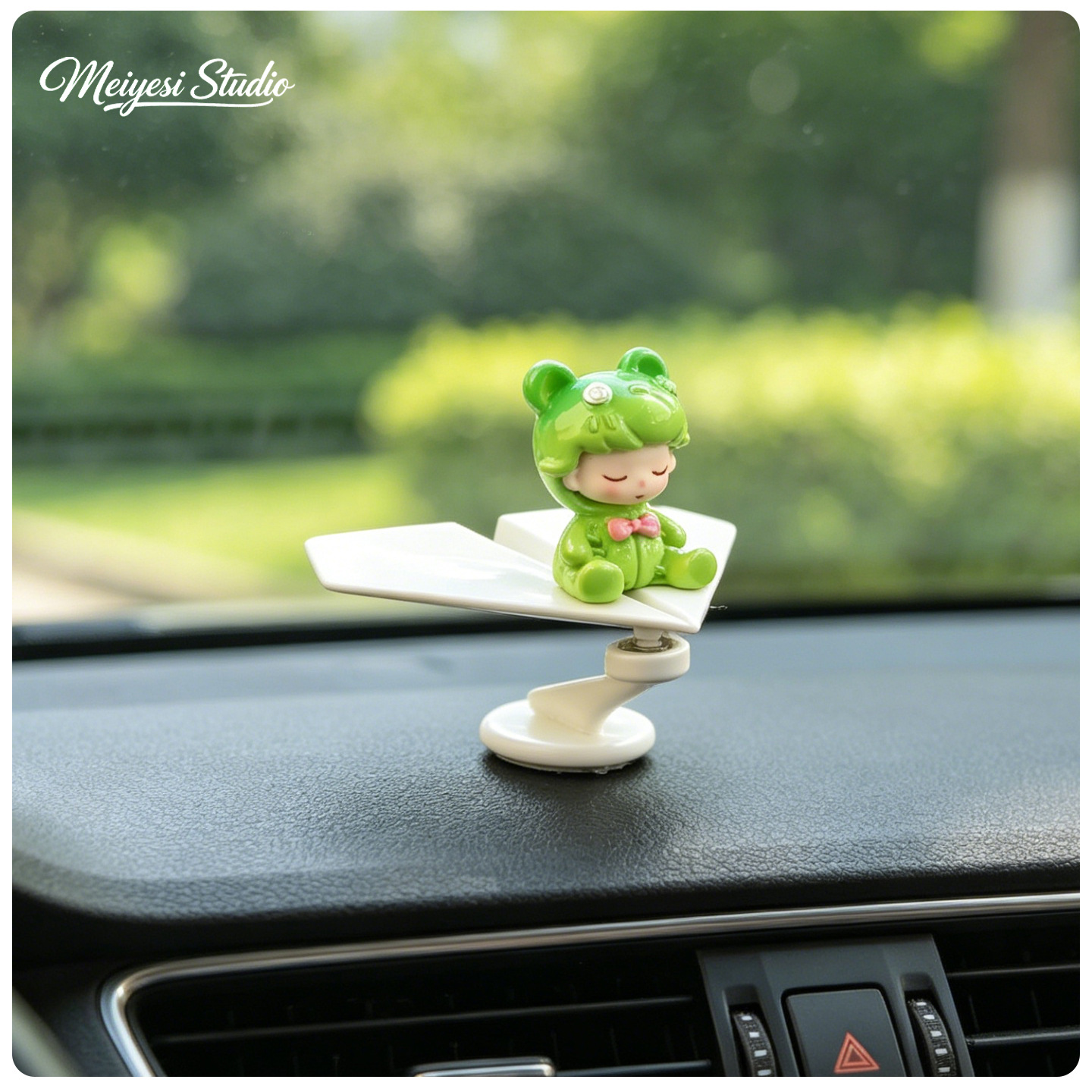 Crayón nuevo avión giratorio 2026 nuevo automóvil adorable joyería de dibujos animados decoración de curación descompresión