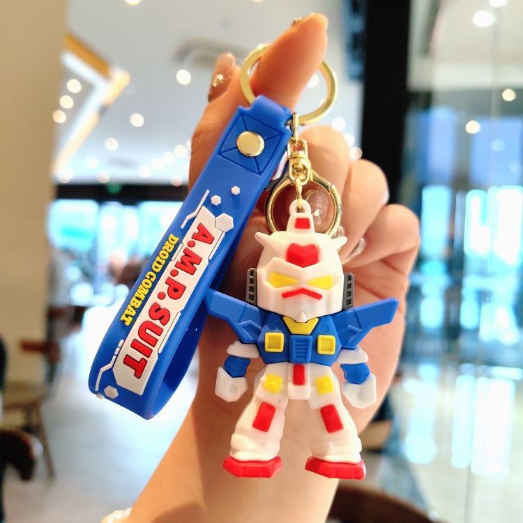 Dibujos animados pvc serie de anime llavero juego de marea muñeca llavero de coche bolsa colgante máquina de garra regalo al por mayor