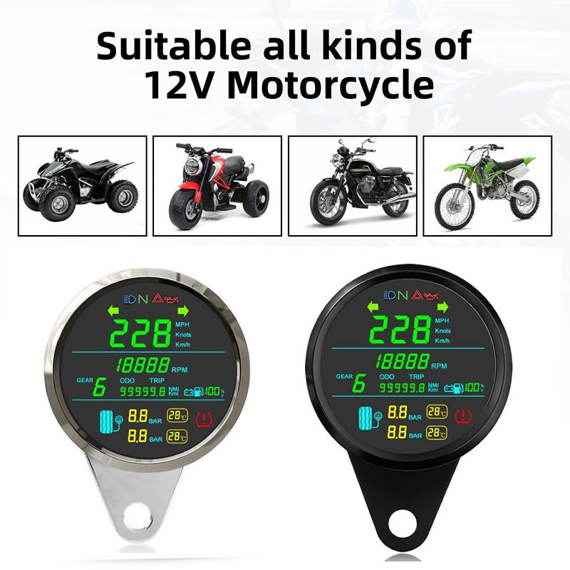 多功能摩托车胎压GPS速度表Motorbike Tire Pressure gps speedo