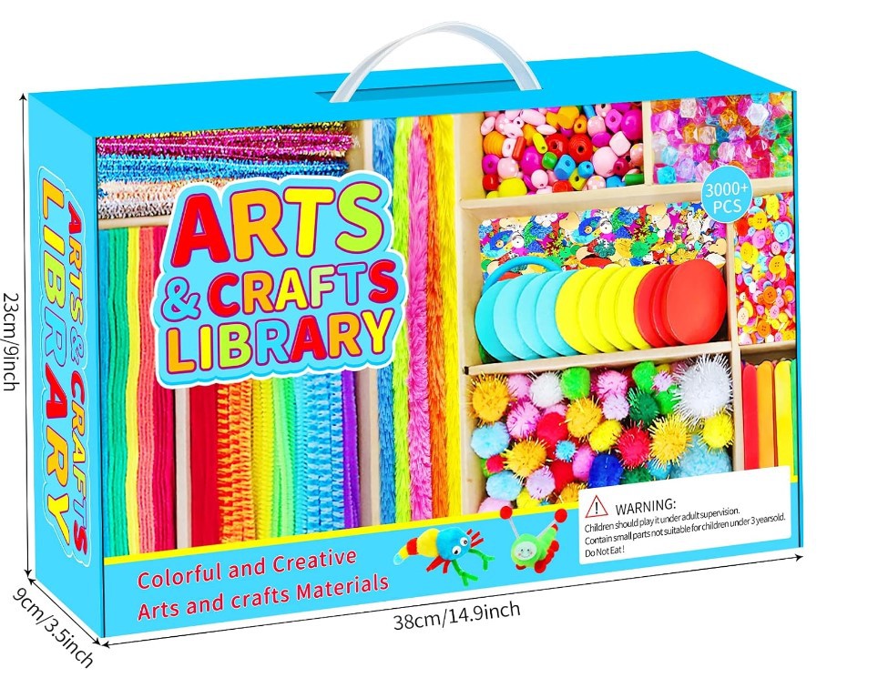 3000 Pieces Luxury Craft Box-Children's Art Handmade DIY Craft Box