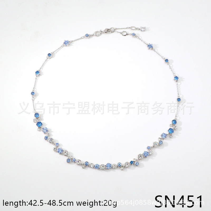 【新品】时尚韩系Constella系列多巴胺色手镯耳坠项链首饰套装女|undefined