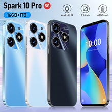 跨境智能手机Spark10 Pro外贸热销新款1+8G外文机工厂直销智能机