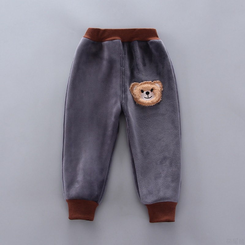 2023 ropa para niños ropa de otoño e invierno suéter de manga larga con forro polar para niños chaleco con capucha cálido para Niñas Ropa acolchada de algodón conjunto de tres piezas al por mayor