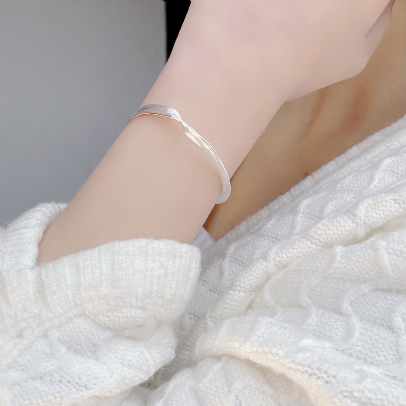 Casual Geometric Sterling Silver Plating Bangle 1 Piece