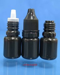 黑色保险盖滴瓶硅油瓶眼药水滴瓶胶水瓶5ML,试剂避光瓶