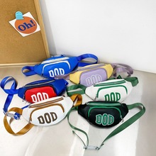 潮酷洋气儿童包韩国同款网红斜挎小胸包宝宝撞色时尚腰包零钱包包