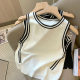 Ice Silk Camisole Women's Large Size Fat mm Summer Thin Loose Slimming Look Suit with Stylish Bottoming Top Trendy