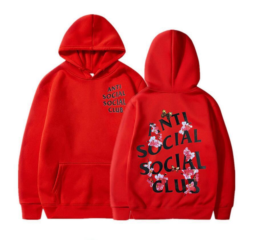 Anti Social Social Club Kkoch Hoodie Red