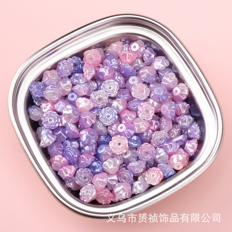 ABS パールフラワービーズアクセサリーペンダント手作り diy ブレスレットネックレスイヤリングジュエリー材料アクセサリー|undefined
