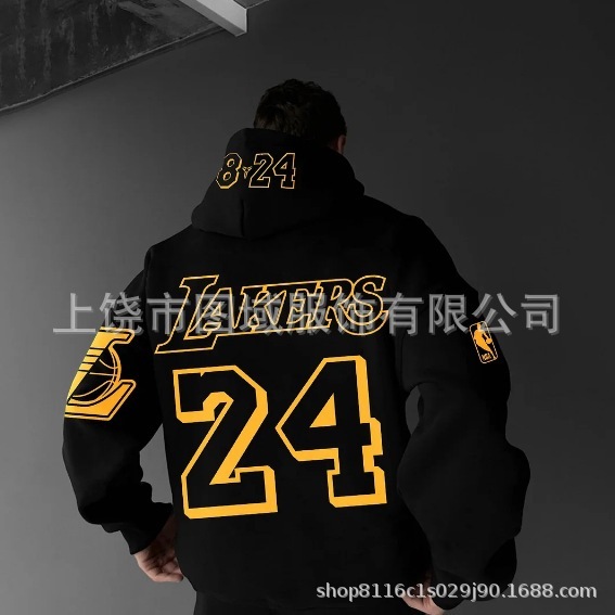 2024クロスボーダーNBAパーカーアウトドアスポーツレジャーバスケットボール服上着ゆるいカップルモデルメーカー直販|undefined