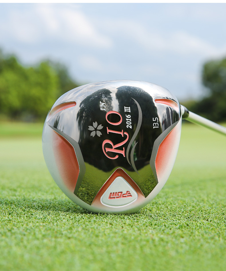 Gậy đánh golf PGM RIO số 1 gỗ titan cho nữ, thân carbon siêu nhẹ, dài 111.76 cm — Trắng Hồng-nữ số 1 gỗ, White Pink-Ladies #3 Wood (không có bao thanh), White Pink-Ladies #5 Wood (không có bao thanh), Trắng hồng-nữ #4H gậy sắt (không kèm bộ gậy) chi tiết 7