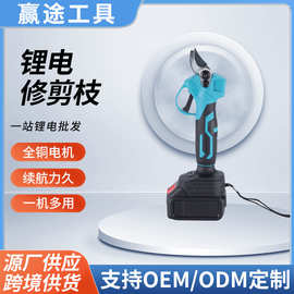 新款修枝剪果树树枝剪电剪刀户外快速无线电动园林锂电修枝剪