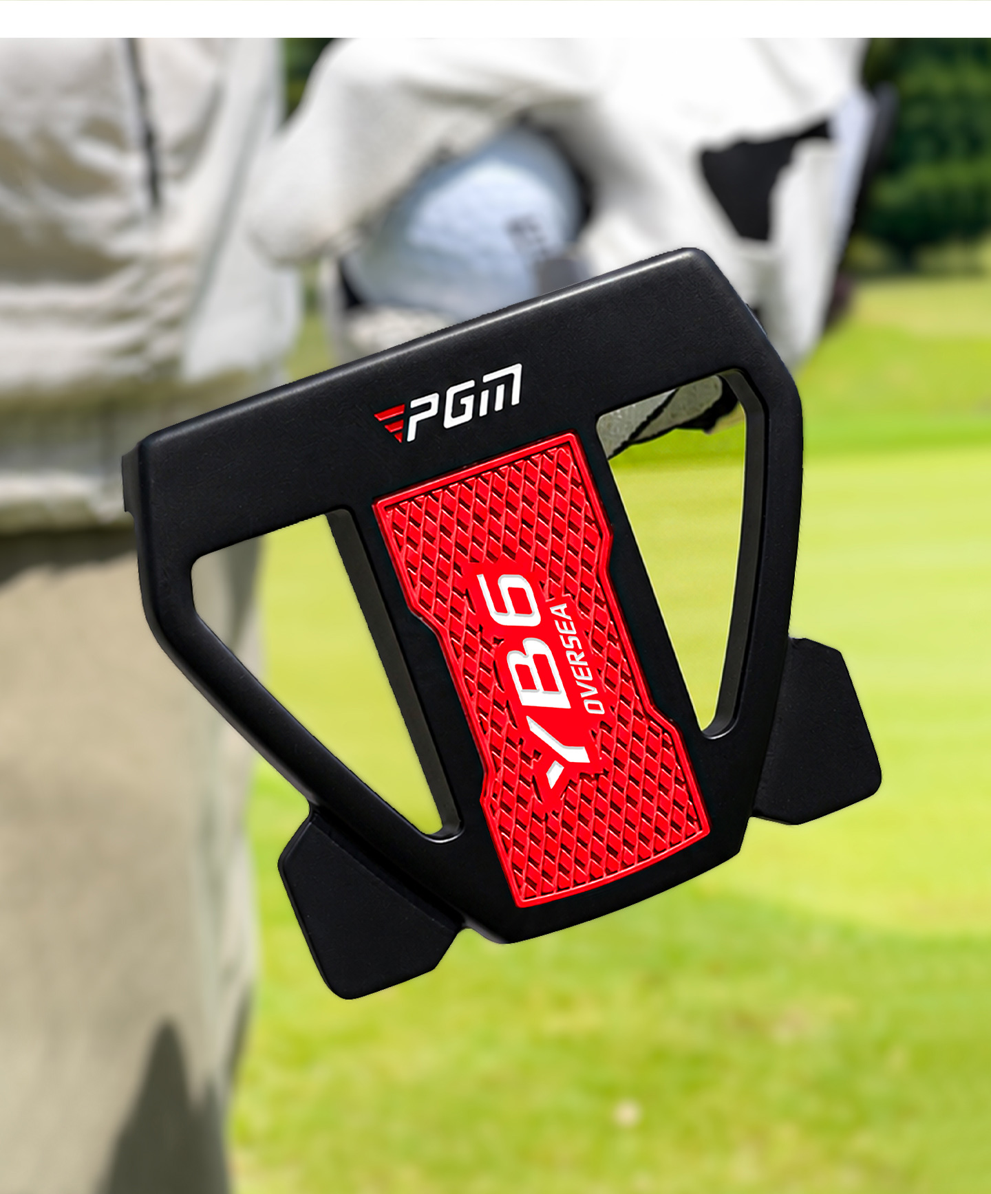 Gậy gạt bóng golf PGM thép không gỉ, đường ngắm dày dài, trọng tâm thấp, độ chính xác cao — Cây gạt bóng đen【Đường ngắm dày dài/Thân thép không gỉ có đốt/Tay cầm chống trượt】TUG095, Cây gạt bóng trắng【Đường ngắm dày dài/Thân thép không gỉ có đốt/Tay cầm chống trượt】TUG095 chi tiết 9
