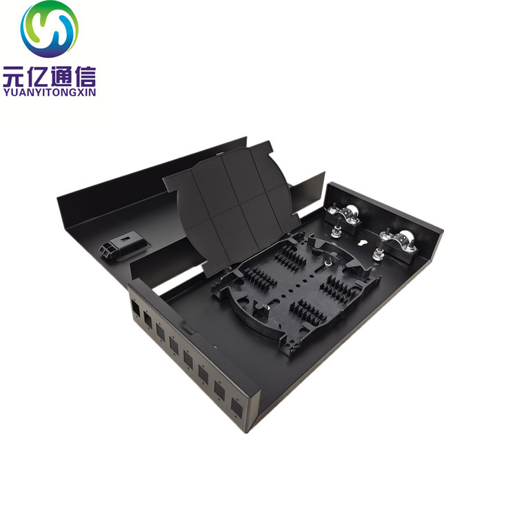 厂家FTTHA光缆终端盒 8芯方口光缆熔纤盒 8口光纤盒壁挂式尾纤盒