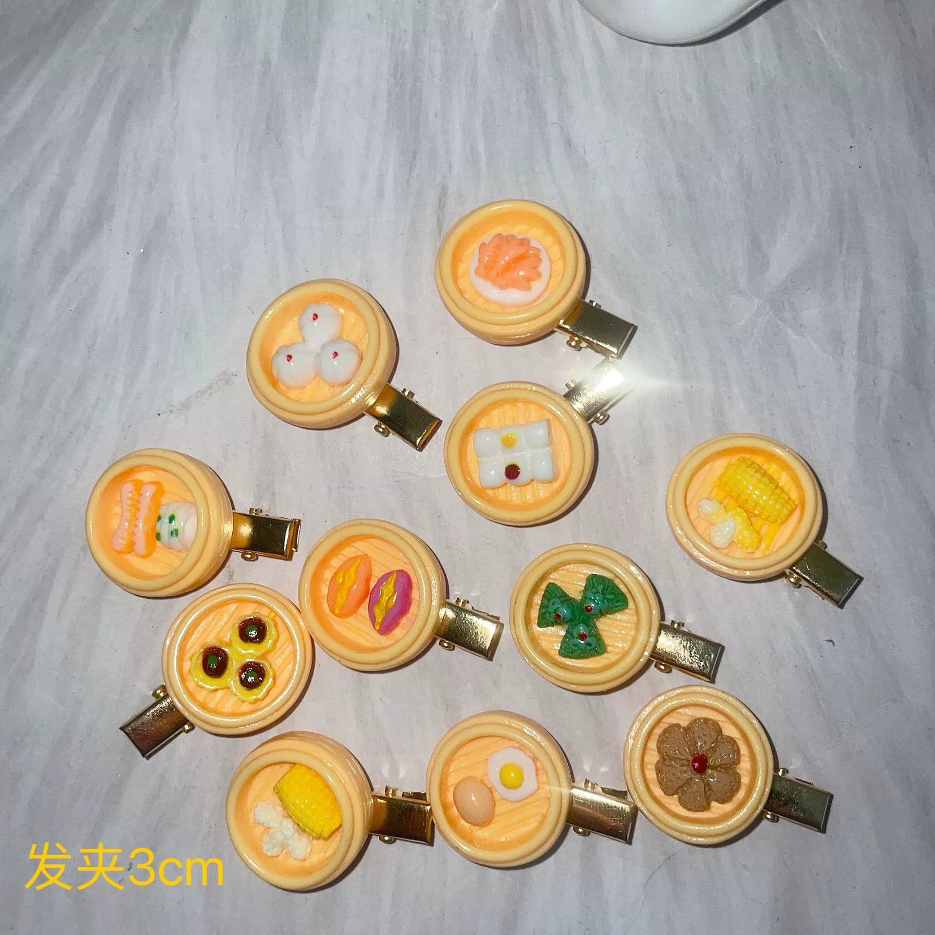 Зажим для волос (B.Duck) Жёлтая утка, милый аксессуар для детей, 4 × 2 × 5 см