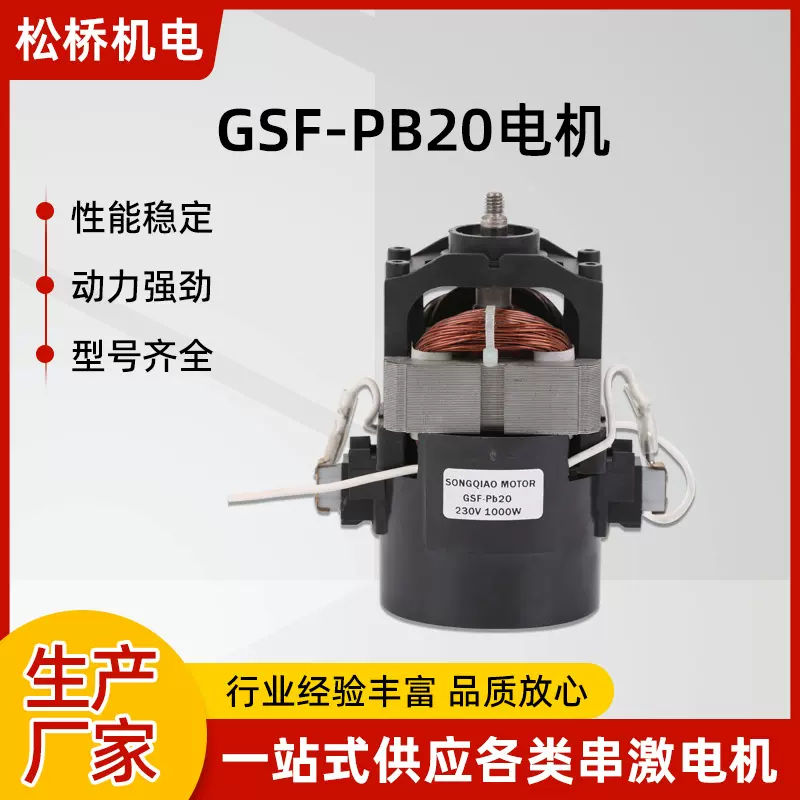 电机定制单相串励GSF-Pb20微型商用家用吸尘器电动马达高功率