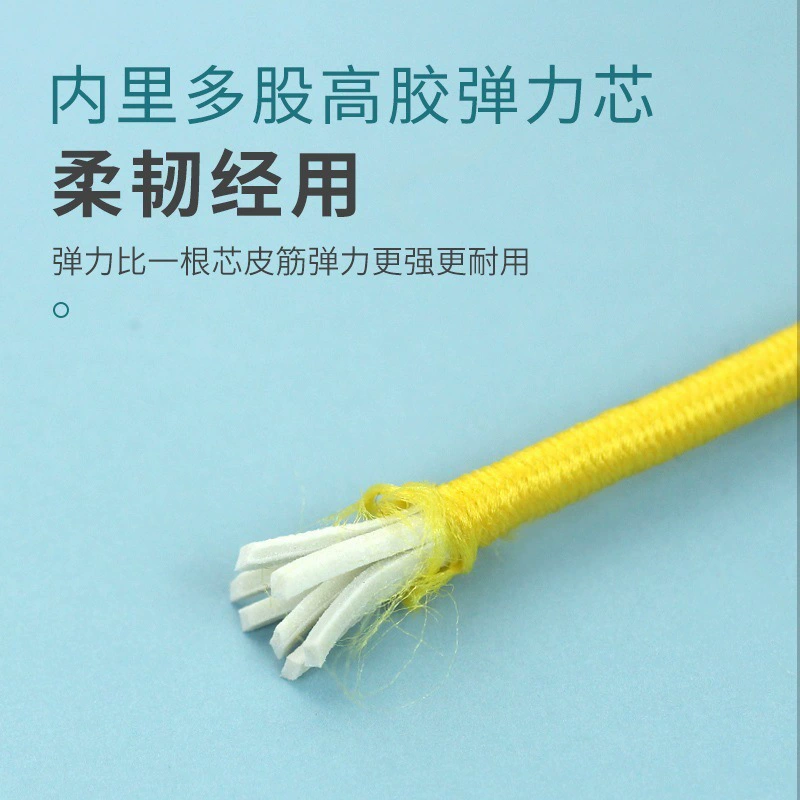 Цветные круглые эластичные ремни 2,5 мм эластичные шнурки для волос Шнурки для детей прыгающий резинка высокая эластичная веревка для прямых продаж