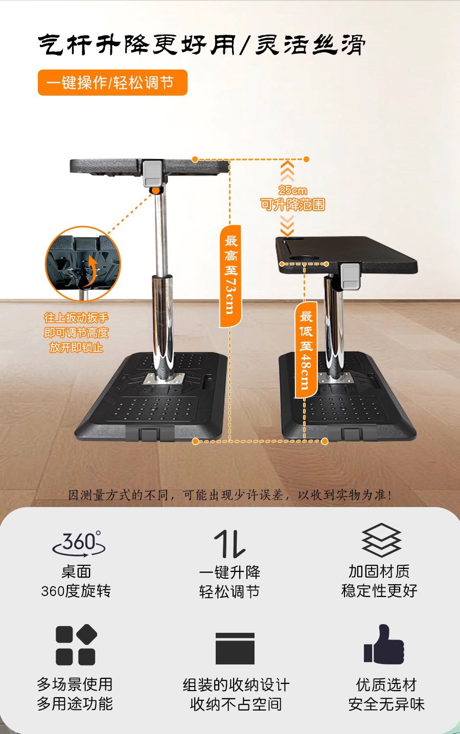 Car-Mounted Folding and Adjustable Table Board for Business Vehicles, a Gadget for Eating, Writing Homework, and Use by Children