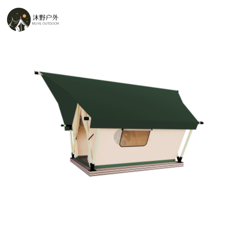 Muye al aire libre pequeña tienda de campaña Hotel invierno a prueba de lluvia sol-prueba camping Hotel tienda engrosada un dormitorio una sala de estar
