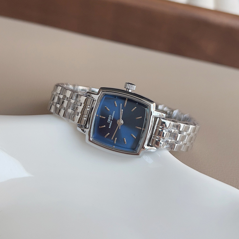 IBSO Square Steel Band 1069 Small Dial Design Light Luxury Fashion Watch_voghion.com
