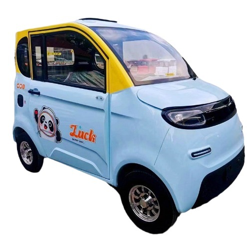 Nuevo mini coche de dos puertas, scooter doméstico para adultos, ciclomotor eléctrico de cuatro ruedas totalmente cerrado