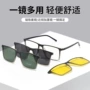 驾驶开车偏光三合一近视架