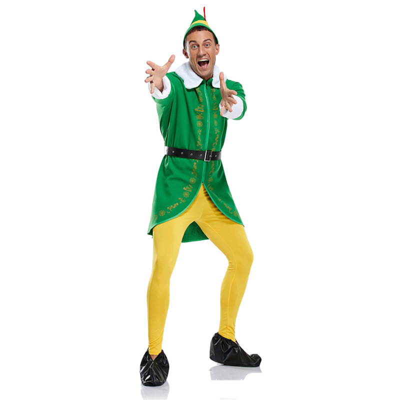 New Santa Claus Costume Christmas Elf Costume Cosplay Christmas Costume Performance Performance Costume