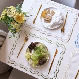 餐垫、杯垫;餐垫、餐巾;桌旗