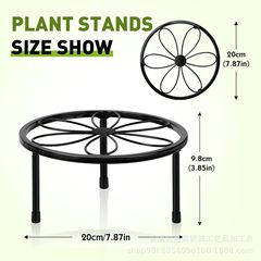 跨境金属植物支架室内外重型大型花盆支架装饰花卉植物支架可拆卸