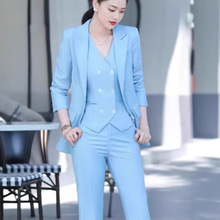 新款女士西装通勤垂感小西装套装宴会 舞会礼服