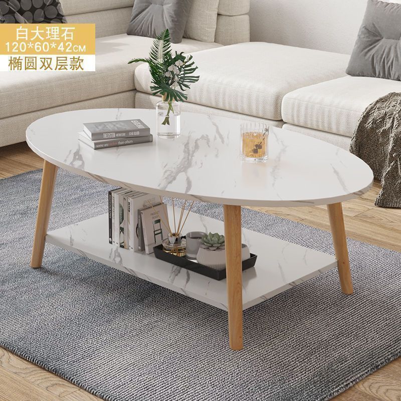 Mesa de té, sala de estar, sofá doméstico, mesa de té simple, nueva mesa de dormitorio simple para alquiler moderno