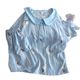 Douyin Live Broadcast Popular Doll Collar Pajamas for Women, Cloud Cotton Short-Sleeved Shorts, Two-Piece Home Clothes for Women