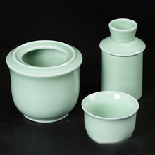 盛邦荣温酒器烫酒壶家用陶瓷温酒壶暖酒热酒壶老式酒具套装 黄酒