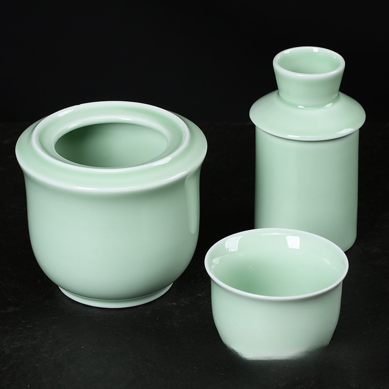 盛邦荣温酒器烫酒壶家用陶瓷温酒壶暖酒热酒壶老式酒具套装 黄酒