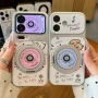 苹果电镀iphone16promax唱片手机壳