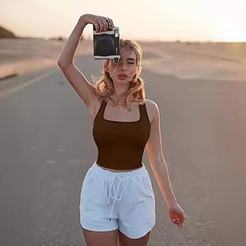 Amazon Cross-Border Women's Fashion Solid Color Sexy Running Fitness Yoga Comfortable Backless Bra