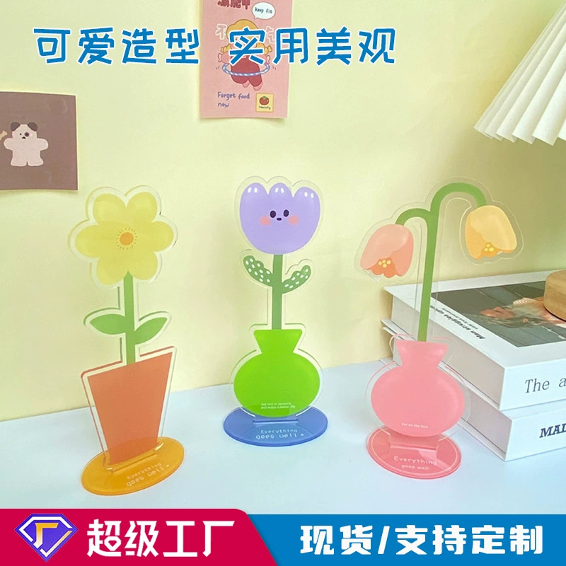 Симпатичный Настольный акриловый зажим для заметок AY сладкий Медведь Кролик Многофункциональный мягкий милый вертикальный зажим для сообщений фотоклип