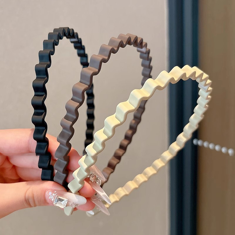 Simple retro ondas de cabello para mujeres lavado de la cara artefacto de acabado de cabello invisible no compresión de cabello toque de cabello