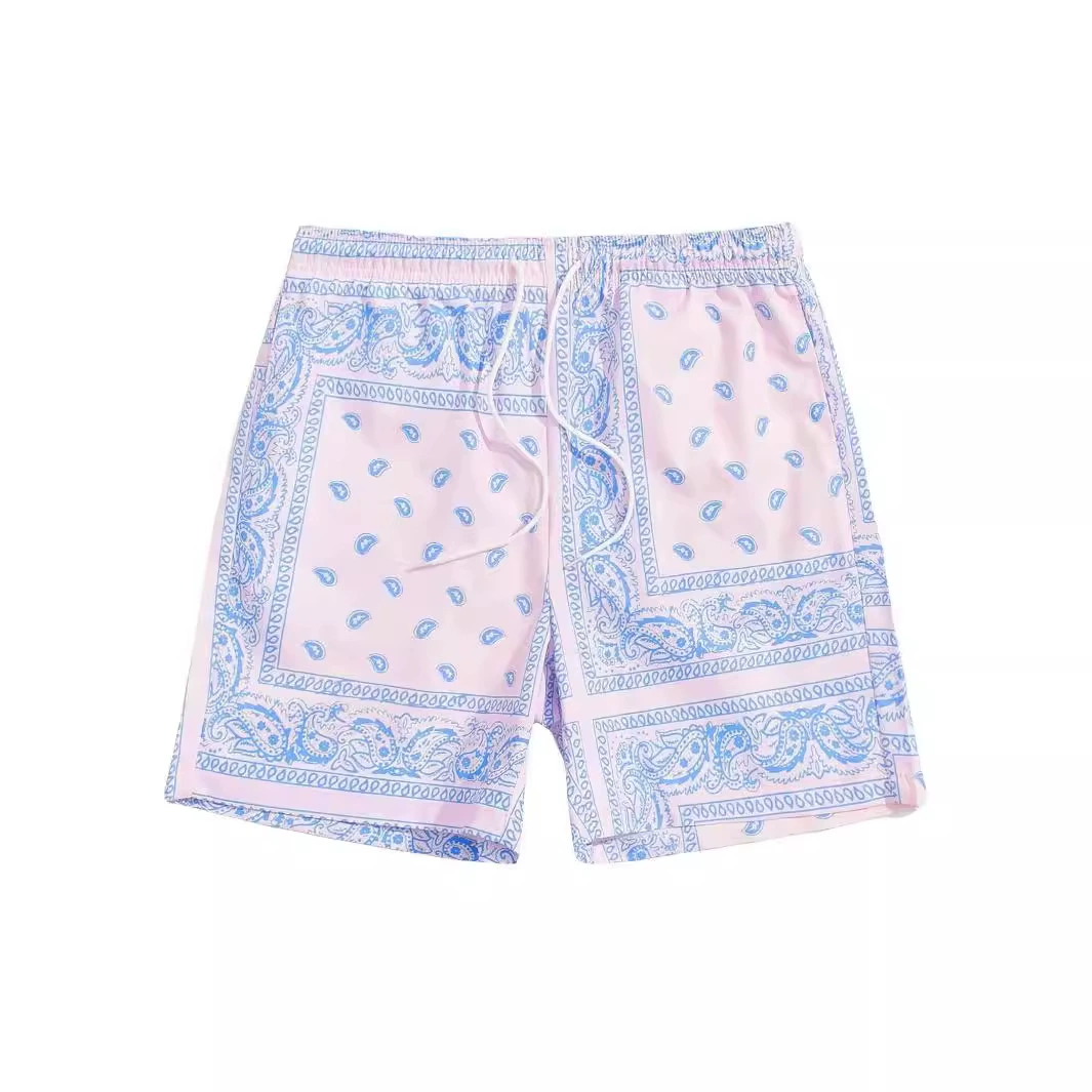 Трансграничные 2024 новые аниме 3D пляжные брюки повседневные свободные мужские шорты 3D пляжные брюки с цифровым принтом