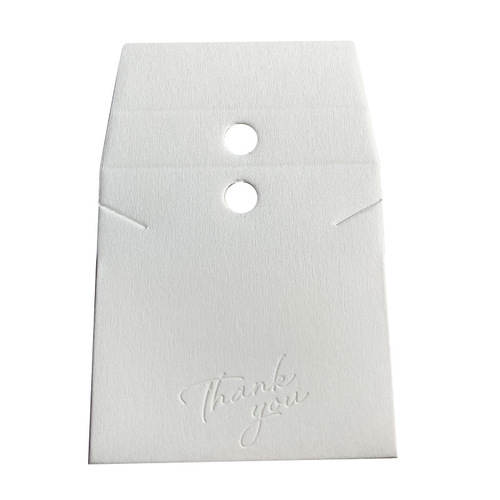 Accessories card paper, pocket necklace card, bracelet packaging paper card, THANK YOU envelope bag card holder