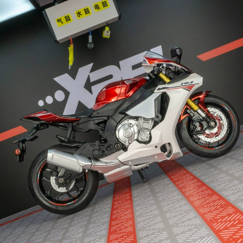彩珀 31491 Моделирование YZF R1 японский высокопроизводительный крепежный мотоцикл модель мальчик-мотоцикл подарок игрушки