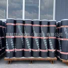 SBS改性沥青防水卷材 屋顶墙面弹性防水材料 火烤型沥青防水卷材