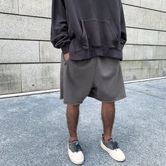 重磅KANYE WEST 椰子SEASON 6 侃爺水洗做舊yeezy短褲男高街非FOG